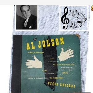 Al Jolson Vintage‎ Jazz Record Set